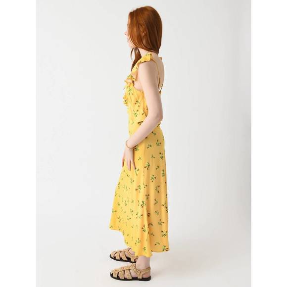 NEW KITRI rosemary midi dress in buttercup rosebud print - Picture 2 of 4